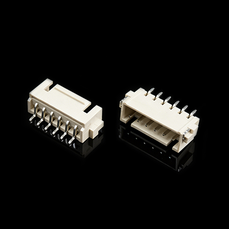 TS-Q002496-184 래치가 있는 2.54mm 피치 수평 SMT 핀 헤더
