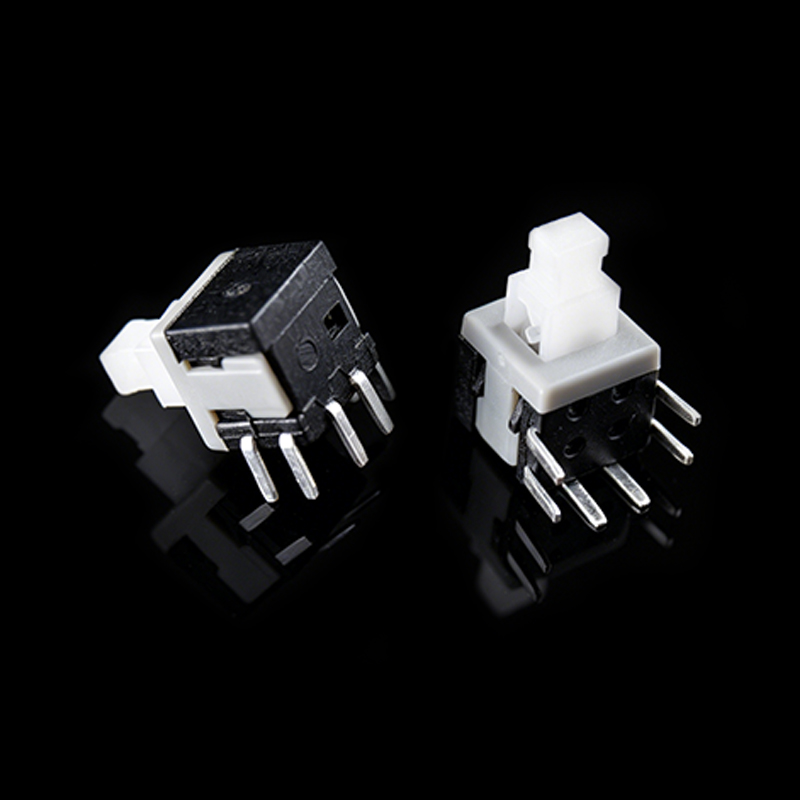 TS-K010074 5.8mm 6핀 하이헤드 자동 잠금 측면 작동식 택트 스위치