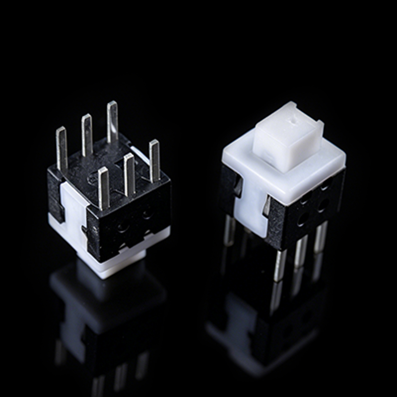 TS-L005040A 5.8mm 2열 자동 잠금 플랫 헤드 핀형 택트 스위치