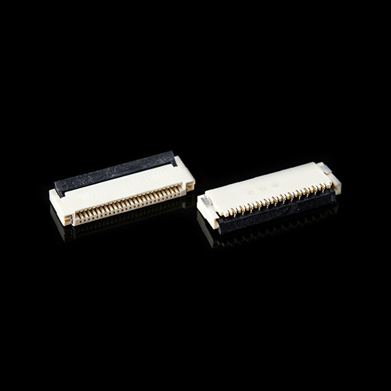 TS-Q003046 FPC 1.0mm 피치 수평 백록 케이블 커넥터
