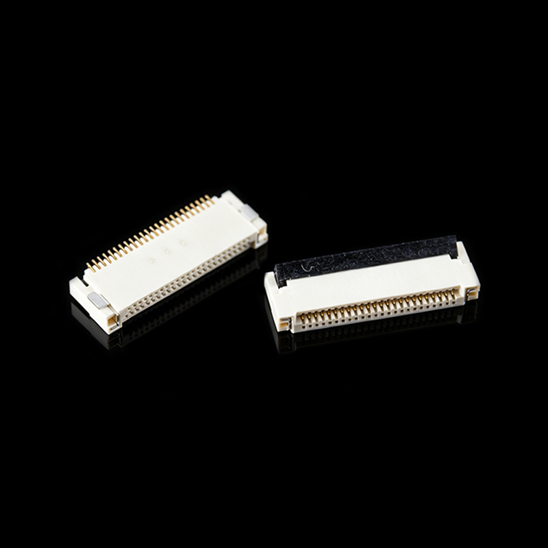 TS-Q024055 FPC 0.5mm 피치 수평 백록 케이블 커넥터