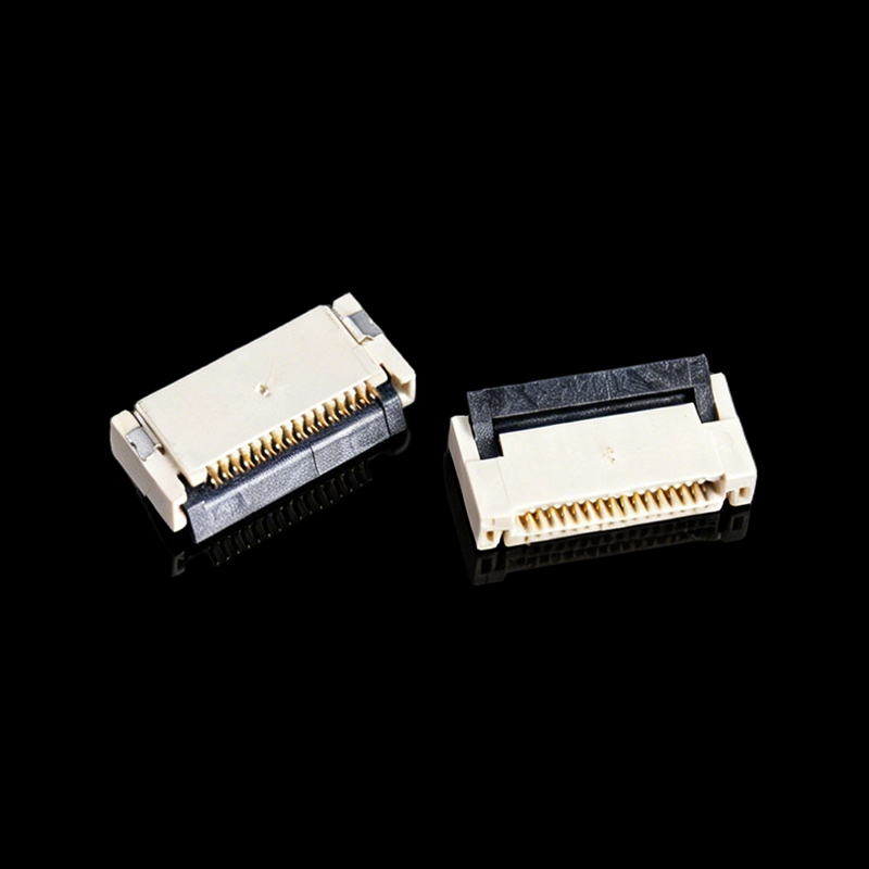TS-K008001A 0.5mm 플립락(후면 프레스 타입) 16핀 FPC/FFC 커넥터