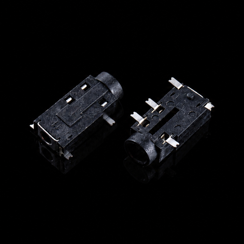 오디오 잭 TS-K013082, PJ-381, 은도금, 헤드 포함