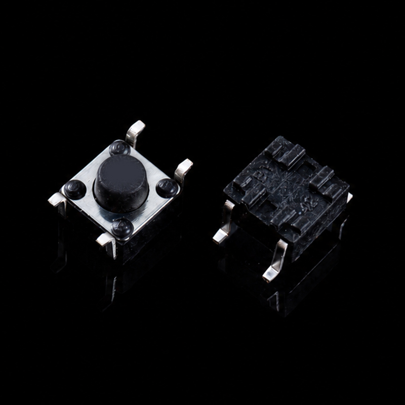 택타일 스위치 TS-D020001, 6×6×6.5mm, 매립형 SMD 유형