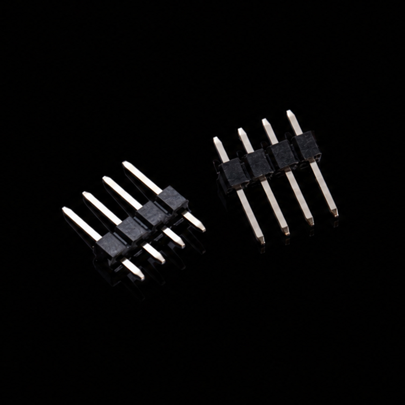 TS-S011156 2.54mm 피치 단일 행 직선형 핀 헤더, 1 x 4핀