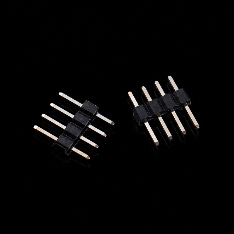 TS-Q005347 2.0mm 피치 단일 행 직선형 핀 헤더, 1 x 4핀